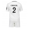 Real Madrid Daniel Carvajal #2 Heimtrikot 2024-25 Kurzarm (+ kurze hosen)